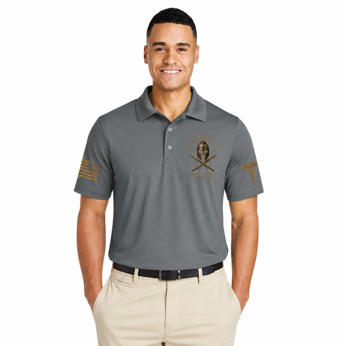 Soldier Recovery Unit- Polo (New Design)
