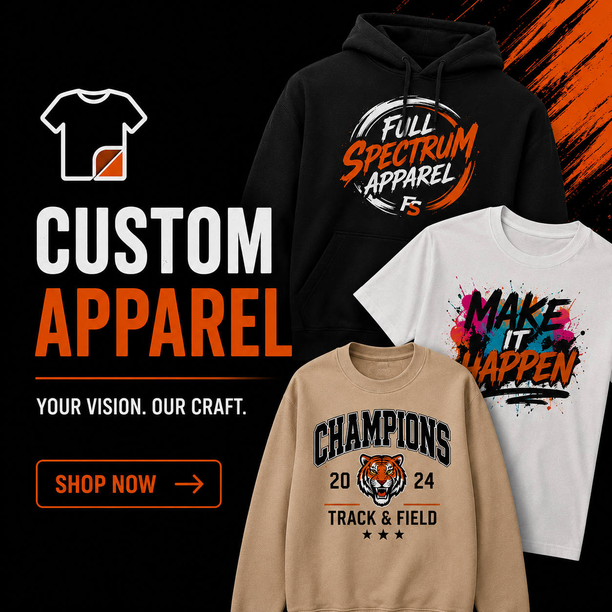 👕 Custom Apparel