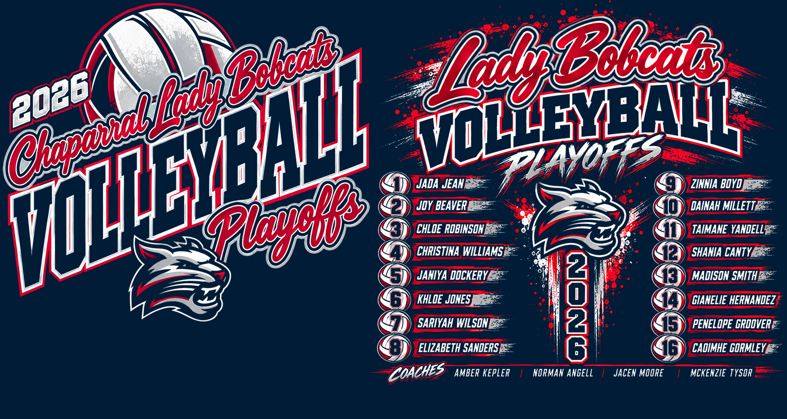 Chaparral Volleyball Playoff T-Shirt – Full Spectrum Apparel