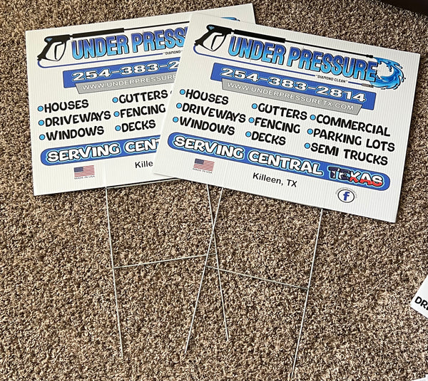 18"x24" Yard Signs- Set of 10