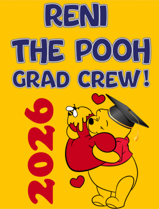 Reni The Pooh Grad Crew Shirt